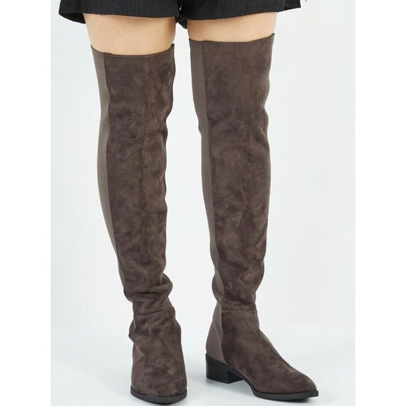 Steve Madden Jolly Over-The-Knee Boots Brown Womens Size 7 NWOT - Picture 1 of 6